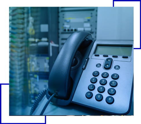 Our Voice over IP Phone Systems enables the user to place calls over a data network using a traditional telephone