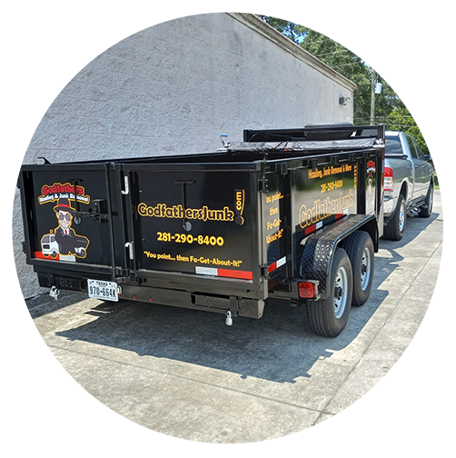 Godfathers Hauling & Junk Removal offers a clean and clutter-free space with affordable pricing for all services
