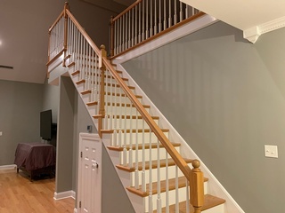 Staircase Walls Painting Services by Peter Ricciarelli Painting and Wallpapering Company in Whitman