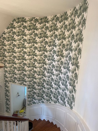 Beautiful Staircase Wallpaper Installation Services for residential and commercial clients across Whitman