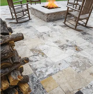 Enhance Tulsa's outdoor experience with the classic splendor of our Natural Stone Pavers