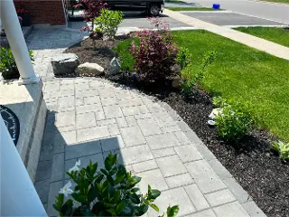 Pavers Installation by Green Crew Contracting Inc creating exquisite look