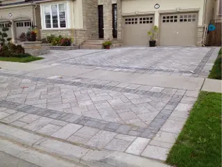 Flagstone Pavers Installation by Green Crew Contracting Inc for excellent look