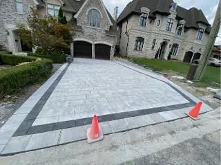 Pavers Installation by Green Crew Contracting Inc creating Elegant View