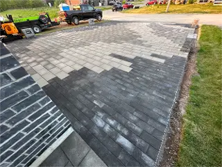 Pavers Installed by Green Crew Contracting Inc