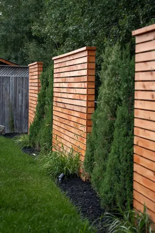 Fencing by Green Crew Contracting Inc creating excellent look