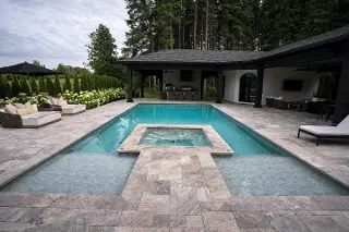 Pool Pavers Installation by Green Crew Contracting Inc creating perfect look