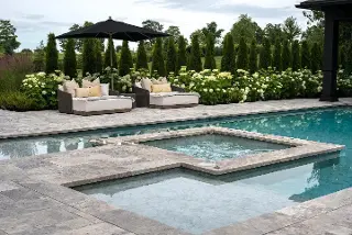Pool Pavers Installation by Green Crew Contracting Inc creating excellent look