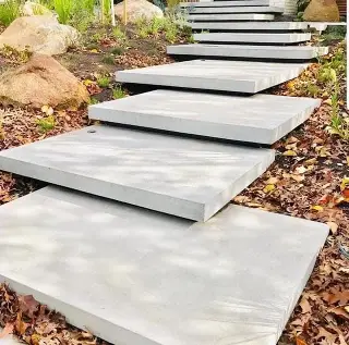 Pavers Installation creating stair case by Green Crew Contracting Inc for exquisite look