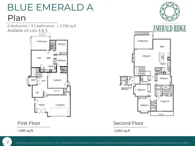 Experience the grandeur of Blue Emerald Custom Homes, crafted by Noura Homes