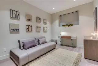 Enjoy the spacious living room at Leyland Drive, a custom home in West Vancouver by Noura Homes