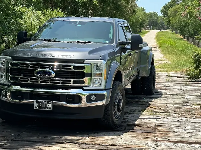 Uncover the exceptional essence of Texas Truck Works custom Ford vehicle in this captivating photo
