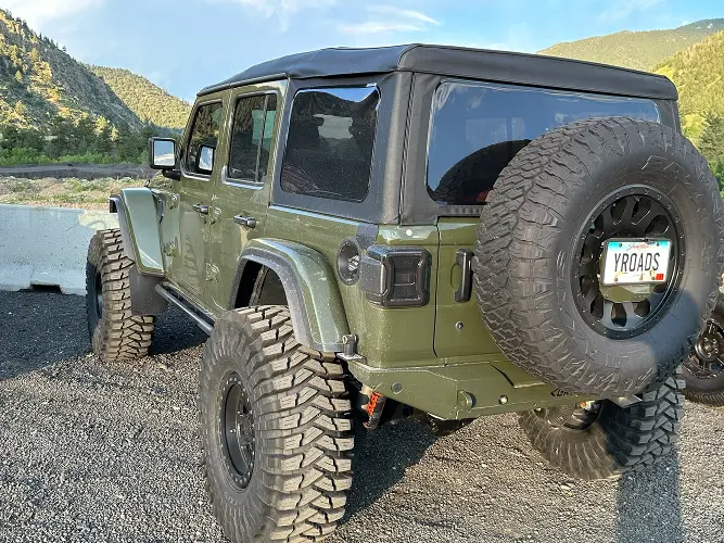Experience adventure with this stunning custom Jeep, skillfully captured by Texas Truck Works
