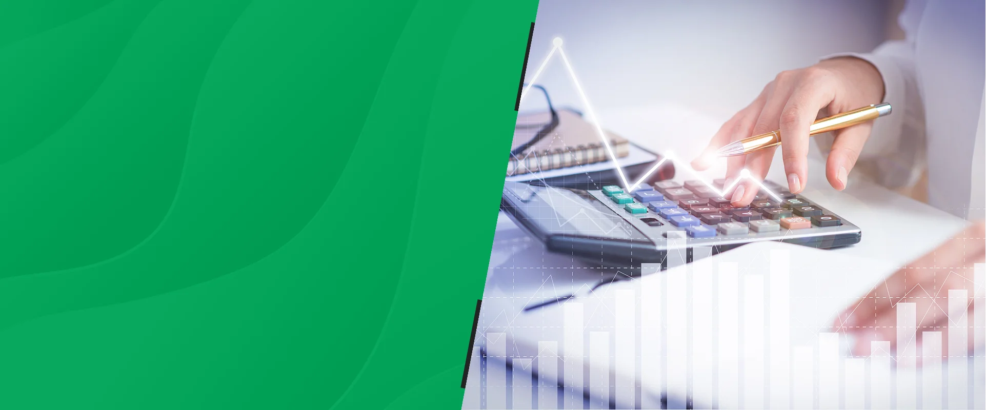 Virtual bookkeeping professional reviewing financial records on a laptop