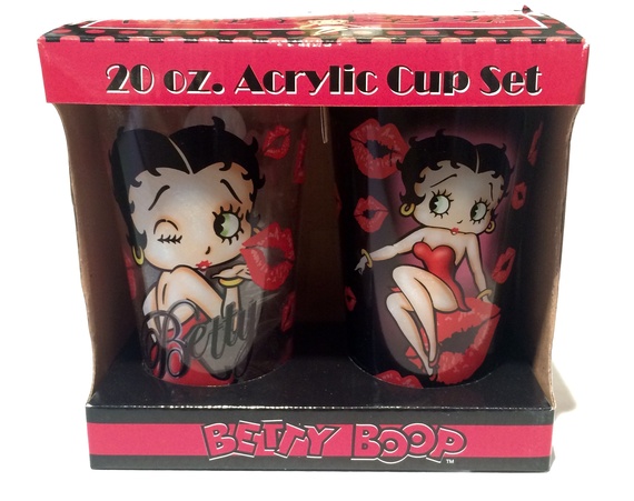 Betty Boop Set of 2 Cups
