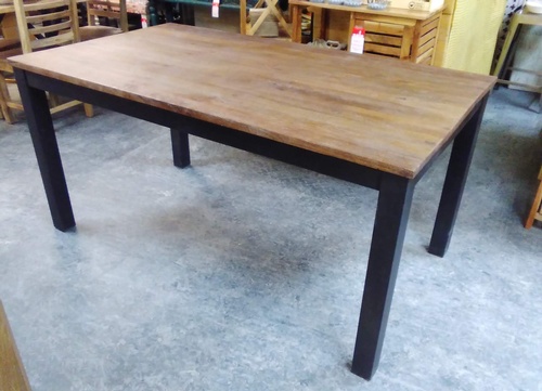 Dining Table-With Metal Legs-63.5w x 36d x 31h