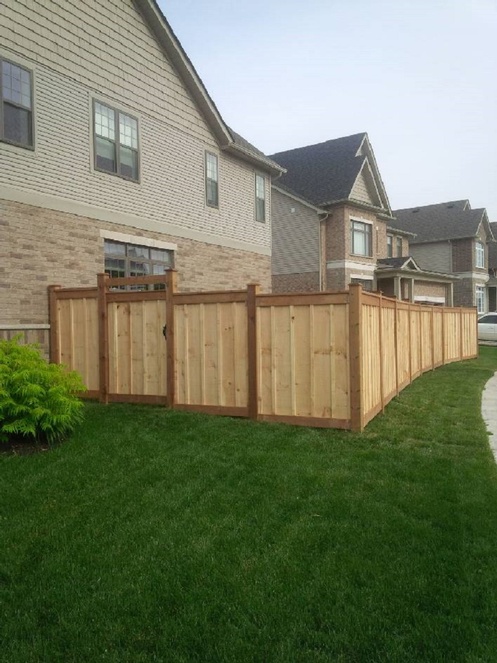 Micro Pro Wood Fence with Rough Sawn Pine