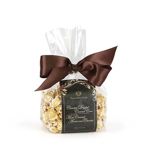 White Belgian Chocolate Caramel Corn, Gift Bag
