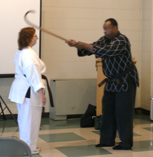 Senior Self-Defense and Safety Demonstration, St. Mary's Department of Aging, Hollywood, Maryland