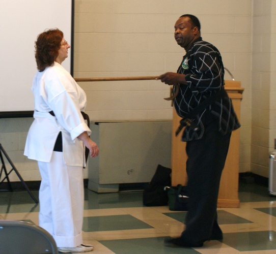 Senior Self-Defense and Safety Demonstration, St. Mary's Department of Aging, Hollywood, Maryland