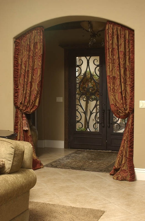 Decorative Door Curtains Fresno by Classic Interior Designs Inc