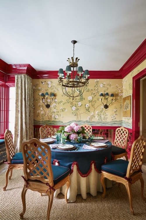 Dining Space by Fresno Interior Designer at Classic Interior Designs Inc