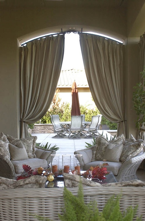 Grey Window Drapes by Classic Interior Designs Inc - Interior Decorator Fresno Clovis