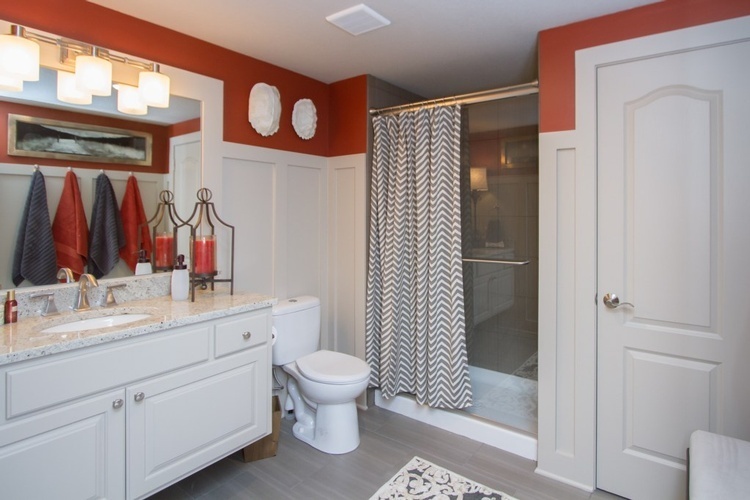 Modern Bathroom Interior Design by R Designs, LLC - Interior Designer in Kansas City