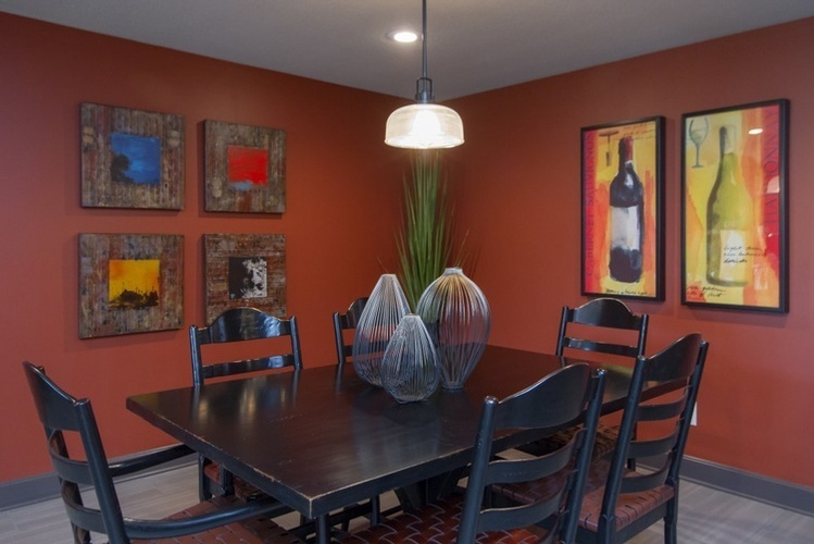 6 Chair Dining Table Set - Home Interior Design Kansas City by R Designs, LLC
