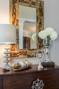 Stylish Table lamp on Dresser - Interior Design Services -  R Designs, LLC