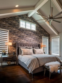 Modern Bedroom Interior Design Stilwell KS by R Designs, LLC