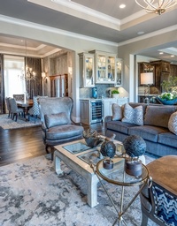 Living Room Interiors - Interior Designer in Kansas City at by R Designs, LLC