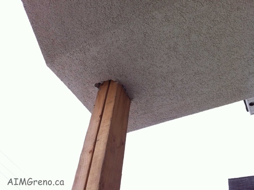Exterior Column Installation by AIMG Inc in Toronto