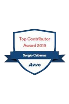 Avvo Top Contributor 2019 for Sergio Cabanas - Attorney in Pembroke Pines and Weston