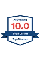 Avvo 10.0 Ratings for Sergio Cabanas - Attorney in Pembroke Pines and Weston