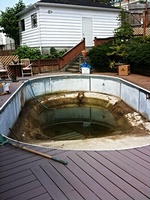 Vinyl Inground Swimming Pool Installation  North Vancouver BC