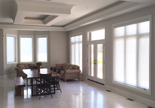 EN3 Sunprotection, residential interiors, Dynamic-Lift Cassette Roller System, EcoWeave Privacy Light Filtering PVC Free Fabric, Markham, Ontario,10