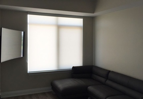 EN3 Sunprotection, residential interiors, Dynamic-Lift Cassette Roller System, EcoWeave Privacy Light Filtering PVC Free Fabric, Toronto, Ontario, 7