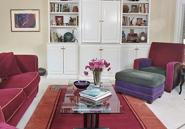 Colorful Art Deco In A Traditional Space by Donna J.Barr Interior Design. - Interior Design Firm