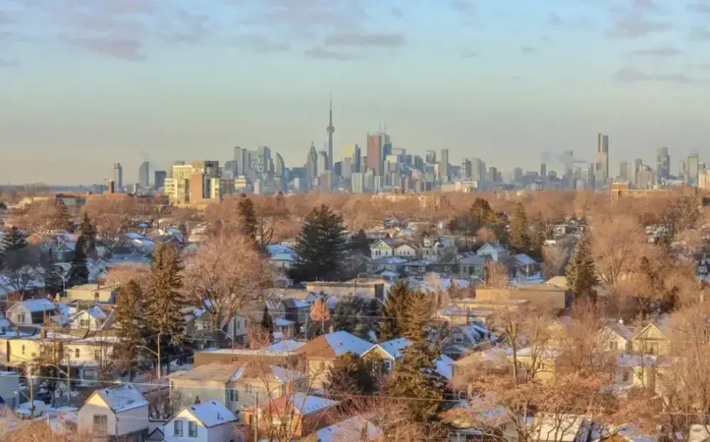 Ontario Winter Skyline