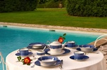 Contemporary French Dinnerware Set at The Silver Peacock Inc