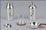 Silver Bar Shaker Bottles - Luxury Barware at The Silver Peacock Inc