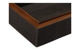 Shagreen Exquisite Walnut Wood Box at The Silver Peacock Inc