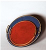 Multicolor Leather Trays at The Silver Peacock Inc - English Barware