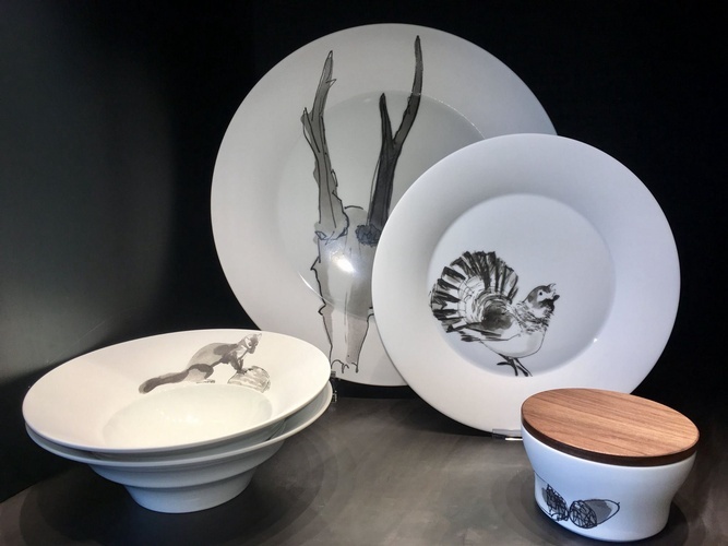 Luxury Hering Berlin Porcelain Dinnerware at The Silver Peacock Inc