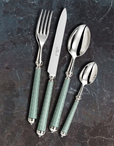 The Wave Almond Range of Silver Plated Flatware at The Silver Peacock Inc