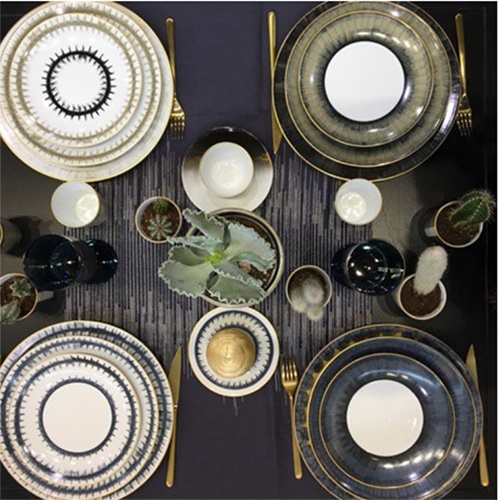 Hand Painted Porcelain Luxury Dinnerware at The Silver Peacock Inc