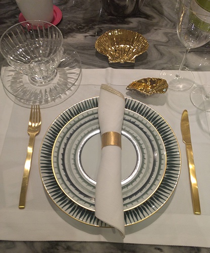 Resized Hand Painted French Tableware at The Silver Peacock Inc