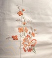 Floral Embroidered Table Runner - Luxury Linens at The Silver Peacock Inc