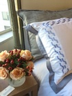 Luxury Handmade Linen Throw Pillow - Tailored Linens at The Silver Peacock Inc